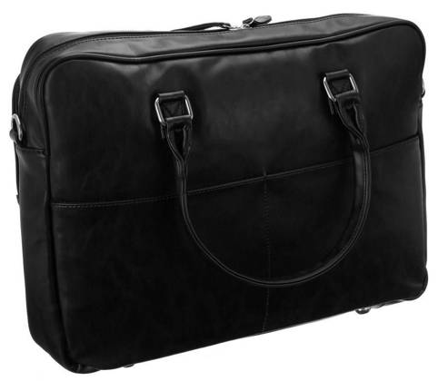 Rovicky duża pojemna torba na laptopa 15 czarna KEMER