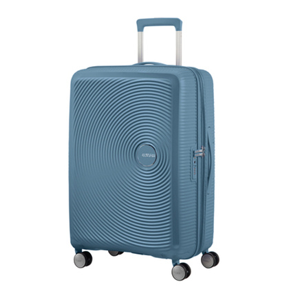 Średnia walizka AMERICAN TOURISTER SOUNDBOX 88473 Niebieska