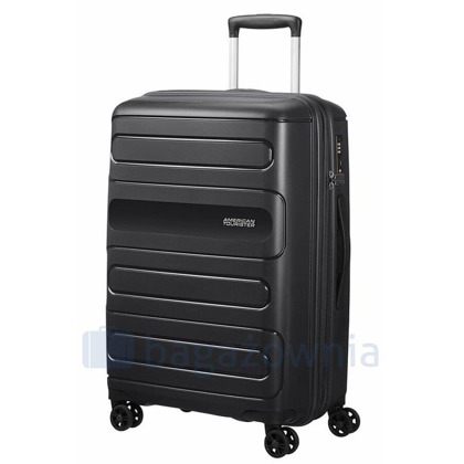 Średnia walizka AMERICAN TOURISTER SUNSIDE 107527 Czarna