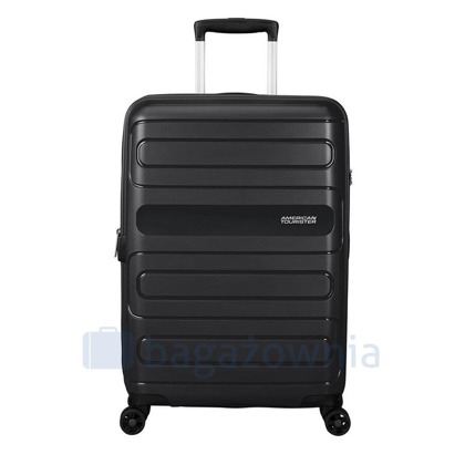 Średnia walizka AMERICAN TOURISTER SUNSIDE 107527 Czarna