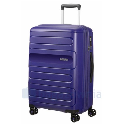 Średnia walizka AMERICAN TOURISTER SUNSIDE 107527 Granatowa
