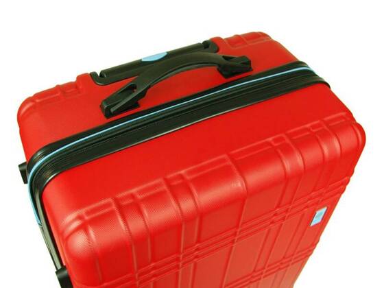 Średnia walizka DIELLE 130 Czerwona