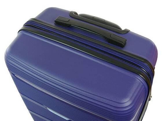 Średnia walizka DIELLE 170 Niebieska
