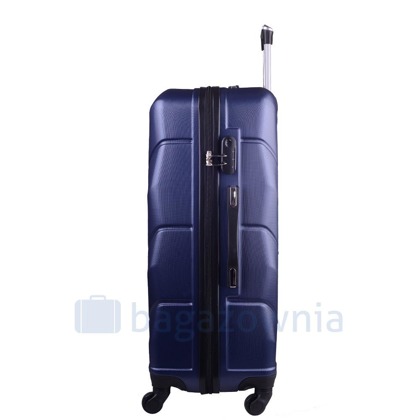 Średnia walizka KEMER RGL 720 M Lazurowa