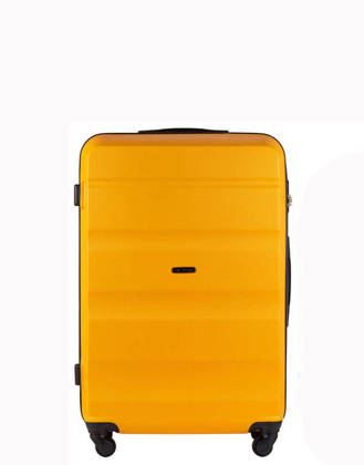 Średnia walizka KEMER WINGS AT01 M Dark Yellow