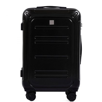 Średnia walizka KEMER WINGS PC175 M Czarna