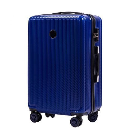 Średnia walizka KEMER WINGS PC565 M Niebieska