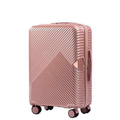 Średnia walizka KEMER WINGS WN01 M Różowa