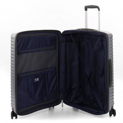 Średnia walizka MODO by RONCATO VEGA 423502 Srebrna