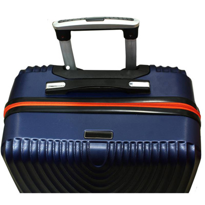 Średnia walizka PELLUCCI RGL 663 M Granatowo Pomarańczowa