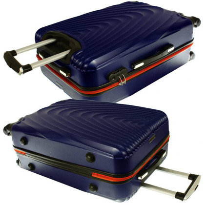 Średnia walizka PELLUCCI RGL 663 M Niebieska