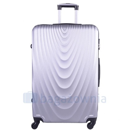 Średnia walizka PELLUCCI RGL 663 M Srebrny 