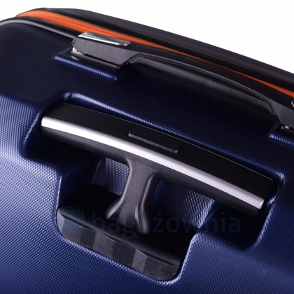 Średnia walizka PELLUCCI RGL 750 M Granatowo Pomarańczowa