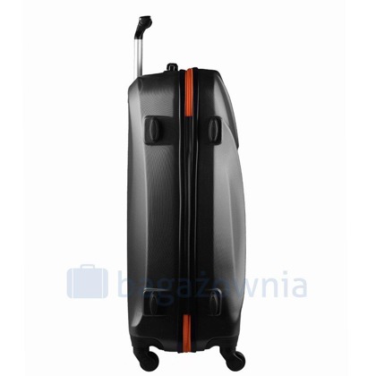 Średnia walizka PELLUCCI RGL 750 M Szaro Pomarańczowa