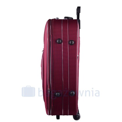 Średnia walizka PELLUCCI RGL 801 M Czerwona Kratka