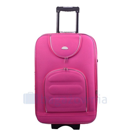 Średnia walizka PELLUCCI RGL 801 M Różowa