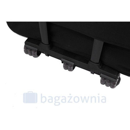 Średnia walizka PELLUCCI RGL 901 M Czarny / Turkus