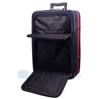 Średnia walizka PELLUCCI RGL 901 M Granatowy / Czerwony
