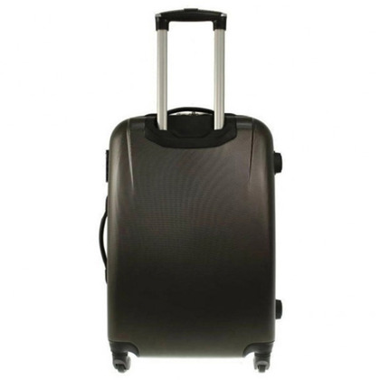 Średnia walizka PELLUCCI RGL 910 M Czarno Pomarańczowa