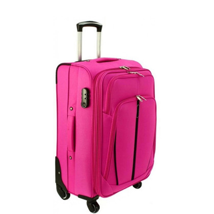 Średnia walizka PELLUCCI RGL S-020 M Różowa