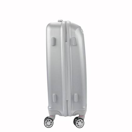 Średnia walizka PIERRE CARDIN ABS1256 RUIAN10 Srebrna