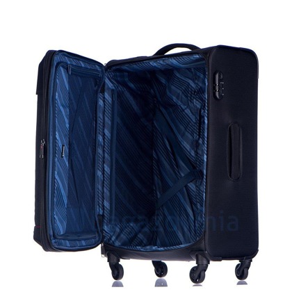 Średnia walizka PUCCINI AMSTERDAM EM50580B 1 Czarna