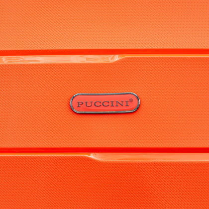 Średnia walizka PUCCINI BAHAMAS PP016B 9 Pomarańczowa