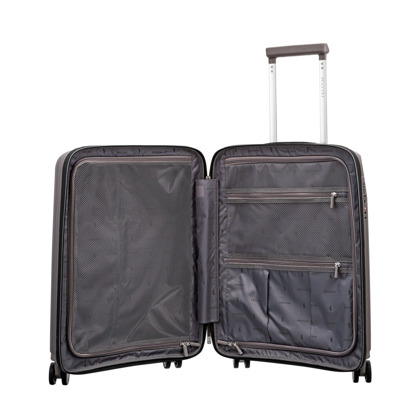 Średnia walizka PUCCINI BUENOS AIRES PP017B 6A Ciemnobeżowa