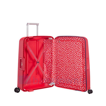 Średnia walizka SAMSONITE S`cure Disney 122709 Czerwona