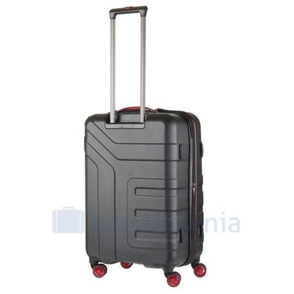 Średnia walizka TRAVELITE VECTOR 72048-01 Czarna