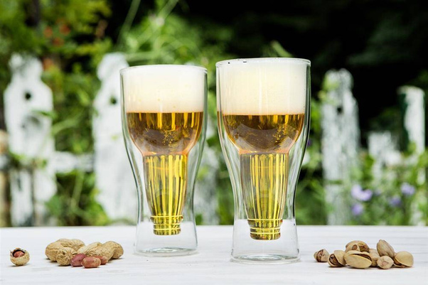 Szklanka do piwa  z podwójną ścianką Amo 350 ml 20313