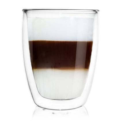 Szklanka termiczna z podwójną ścianką do kawy latte herbaty 0,33 l