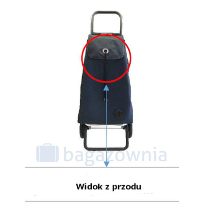 Wózek na zakupy ROLSER Pack LOGIC RG Bora N Negro Czarny