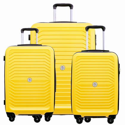 Zestaw walizek PUCCINI SANTORINI ZWABS08 6C Żółte